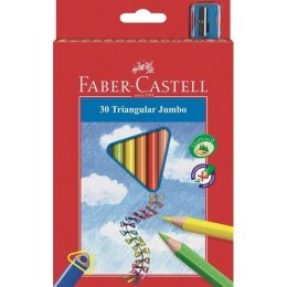 Kredki trójkątne FABER-CASTELL Junior Grip 30 kolorów 116530 FC