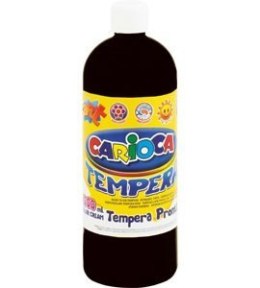 Farba tempera 1000 ml, czarny CARIOCA 170-1443/170-2642